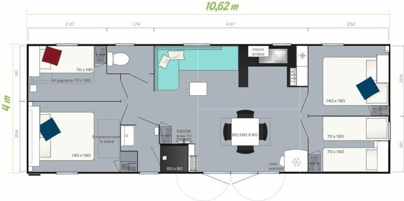 Camping Oaki Mesnard-la-Barotière Rom bilde